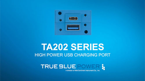 TA202 Series High Power USB Charging Port (Easy-to-install)